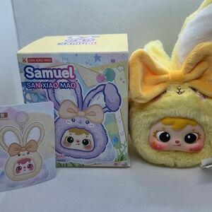 Samuel Kawaii Yellow Lucky Rabbit Yuan Bag keychain bag charm